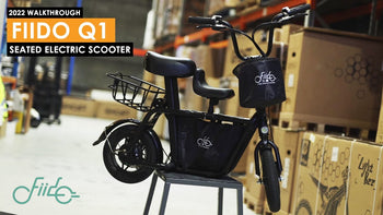 Fiido Q1 Seated Electric Scooter 2022 Walkthrough