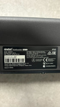 Ex-Demo Segway MAX G2 Electric Scooter