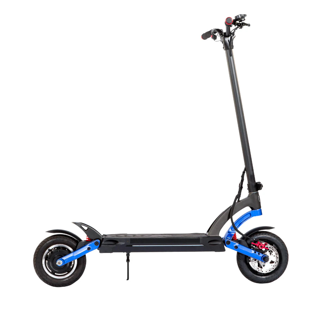kaabo mantis 10 plus v2 blue electric scooter side