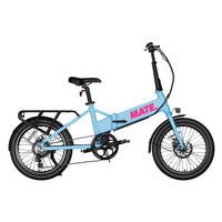 MATE Go+ Folding Electric Bike Neon Dream Side