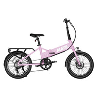 MATE Go+ Folding Electric Bike Velvet Blush Side