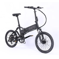 MATE Icon Folding Electric Bike Subdued Black Front Side Right
