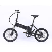 MATE Icon Folding Electric Bike Subdued Black Side Left