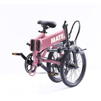 MATE Icon Folding Electric Bike Soft Bloom Folded