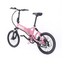 MATE Icon Folding Electric Bike Soft Bloom Rear Side Left