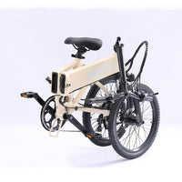 MATE Icon Folding Electric Bike Ivory Moon Folded