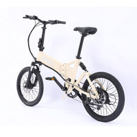 MATE Icon Folding Electric Bike Ivory Moon Rear Side Left