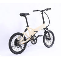 MATE Icon Folding Electric Bike Ivory Moon Rear Side Right