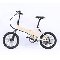 MATE Icon Folding Electric Bike Ivory Moon Side Left