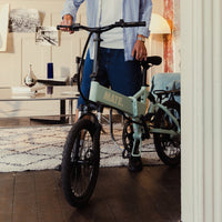 MATE Icon Folding Electric Bike Lifestyle Marina