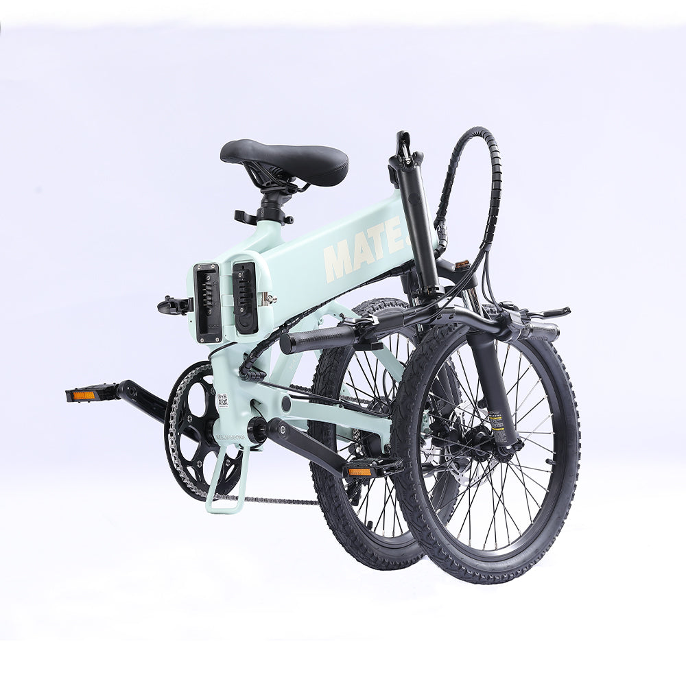 MATE Icon Folding Electric Bike Marina Breeze Folded