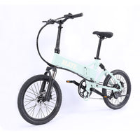 MATE Icon Folding Electric Bike Marina Breeze Front Side Left