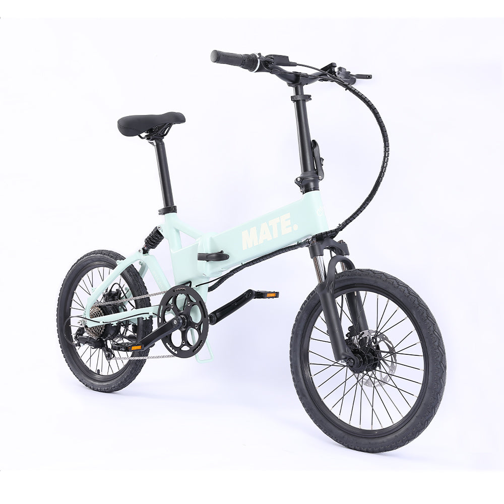 MATE Icon Folding Electric Bike Marina Breeze Front Side Right