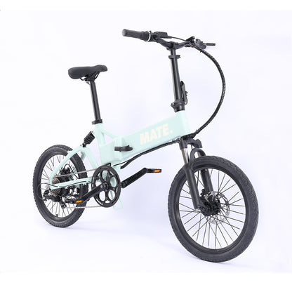 MATE Icon Folding Electric Bike Marina Breeze Front Side Right