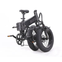 MATE X Evo Folding Electric Bike Subdued Black Folded