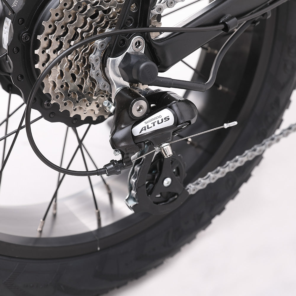 MATE X Evo Folding Electric Bike Feature Brakes