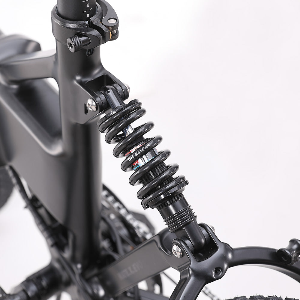 MATE X Evo Folding Electric Bike Feature Suspension
