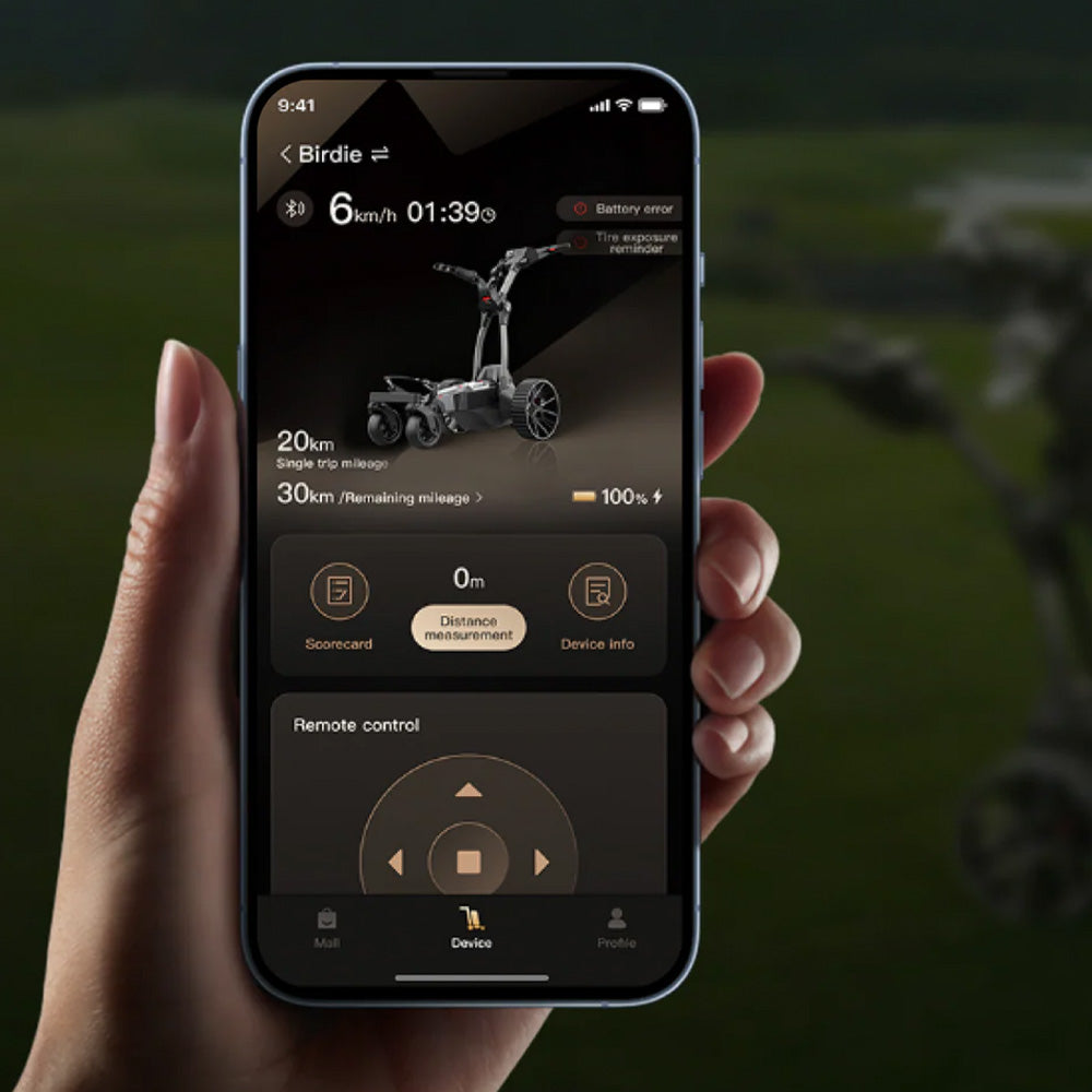 NAVEE Birdie Electric Golf Buggy Feature App