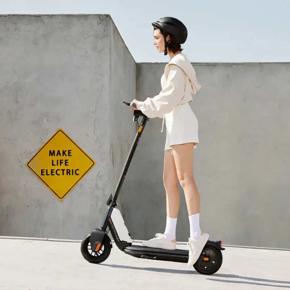 NIU KQI1 Pro Electric Scooter Lifestyle Riding Girl