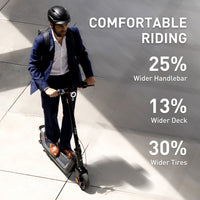 NIU KQI3 Max Electric Scooter Feature Riding