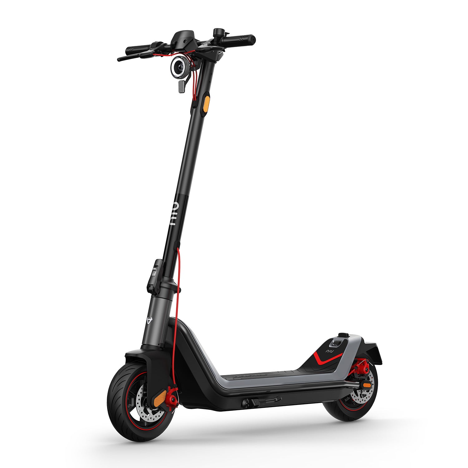 NIU KQI3 Max Electric Scooter Space Grey Front Side