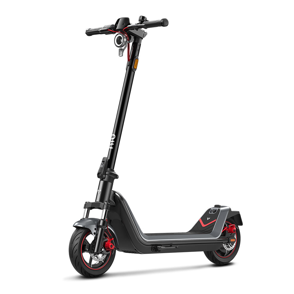 NIU KQi 300X Electric Scooter Grey Front Side