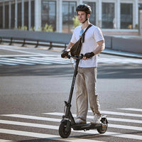 Navee GT3 Electric Scooter Lifestyle Riding Pedestrian