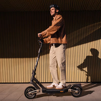 Navee ST3 Electric Scooter Lifestyle Riding Side
