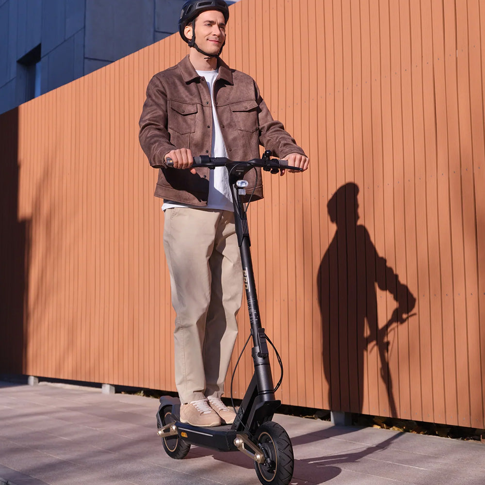 Navee ST3 Pro Electric Scooter Lifestyle Riding Front