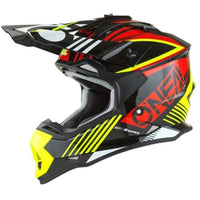 O'Neal 2SRS Youth Helmet Rush RedNeon Yellow side left