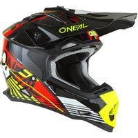 O'Neal 2SRS Youth Helmet Rush RedNeon Yellow side right