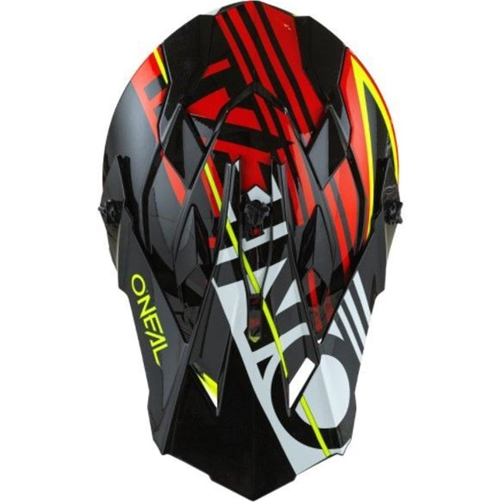 O'Neal 2SRS Youth Helmet Rush RedNeon Yellow top