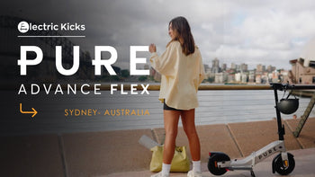 Pure Advance Flex e-scooter takes on Sydney: Great usability and folding design