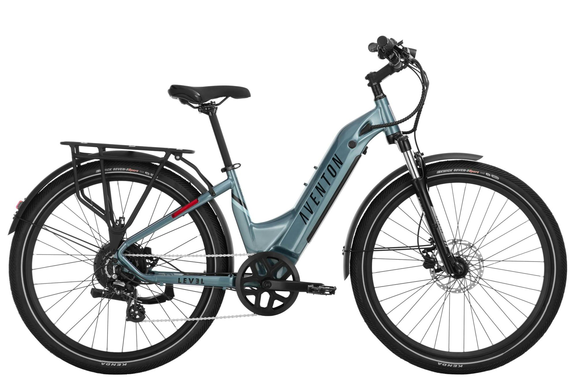 aventon level 2 step through electric bike glacier