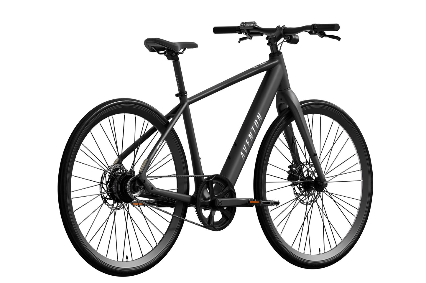 aventon soltera 3 adv matte midnight black rear side right