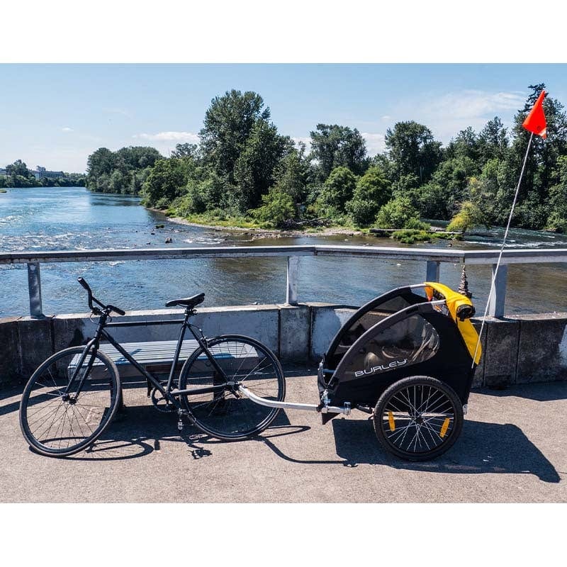 burley bee kids bike trailer outdoor