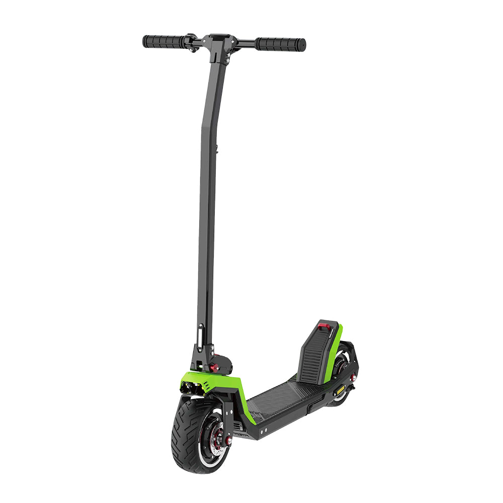 dualtron sonic nano electric scooter green front side left