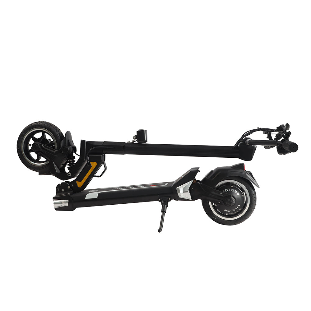 dualtron togo electric scooter folded
