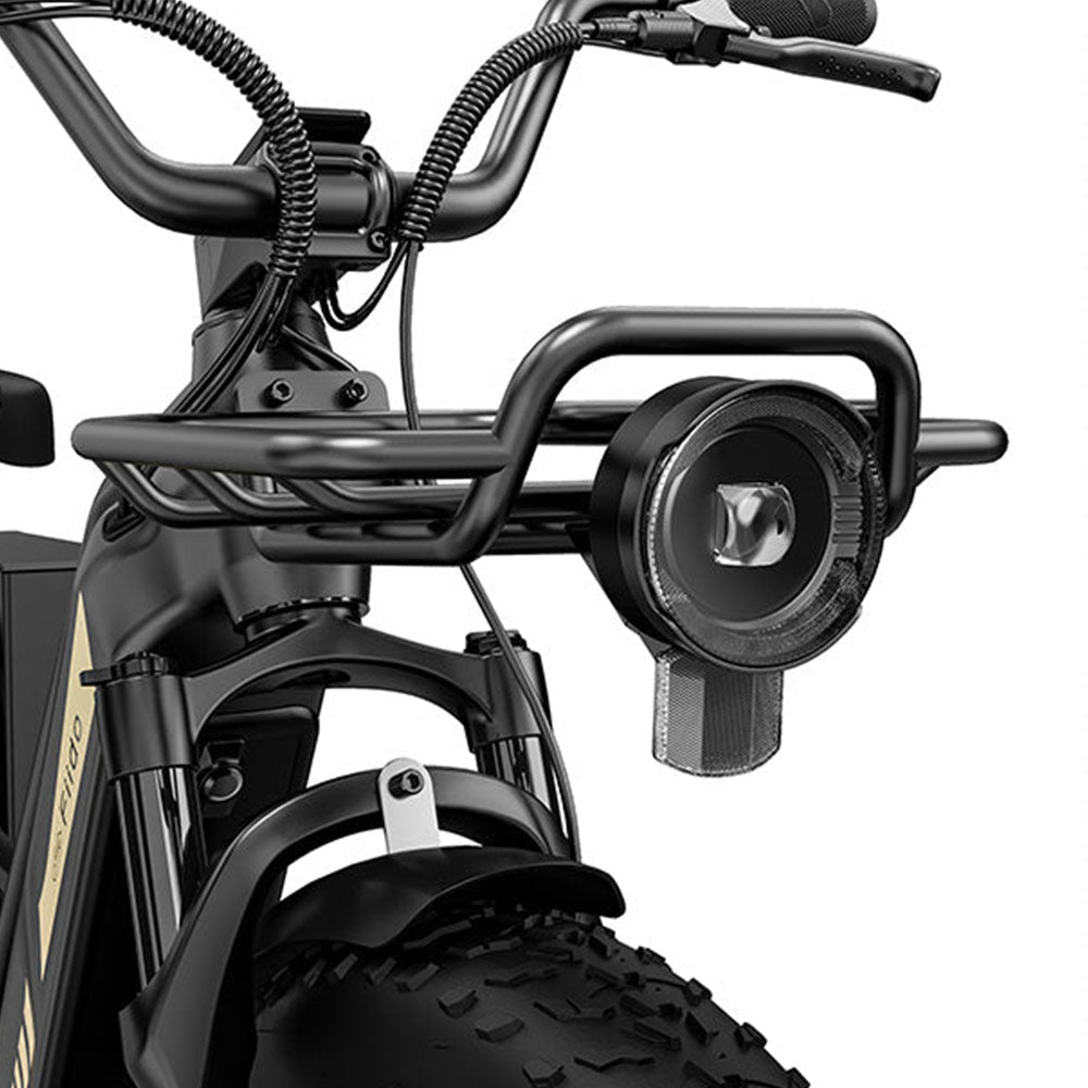 fiido titan front basket on bike
