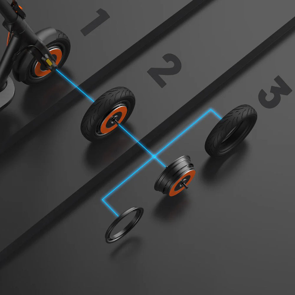 inmotion climber electric scooter feature quick tyre replacement
