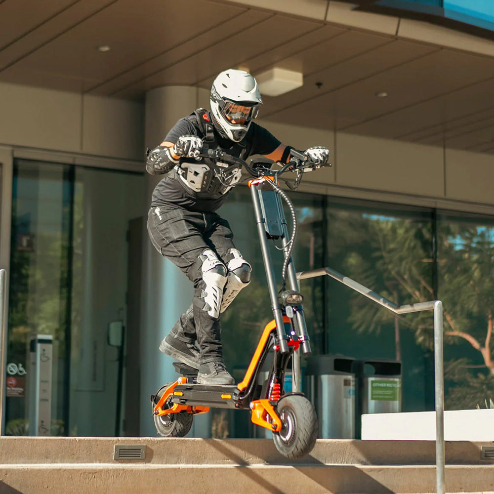 inmotion rs lite electric scooter lifestyle jump