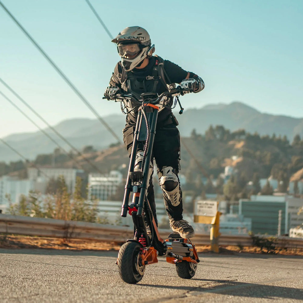 inmotion rs lite electric scooter lifestyle riding