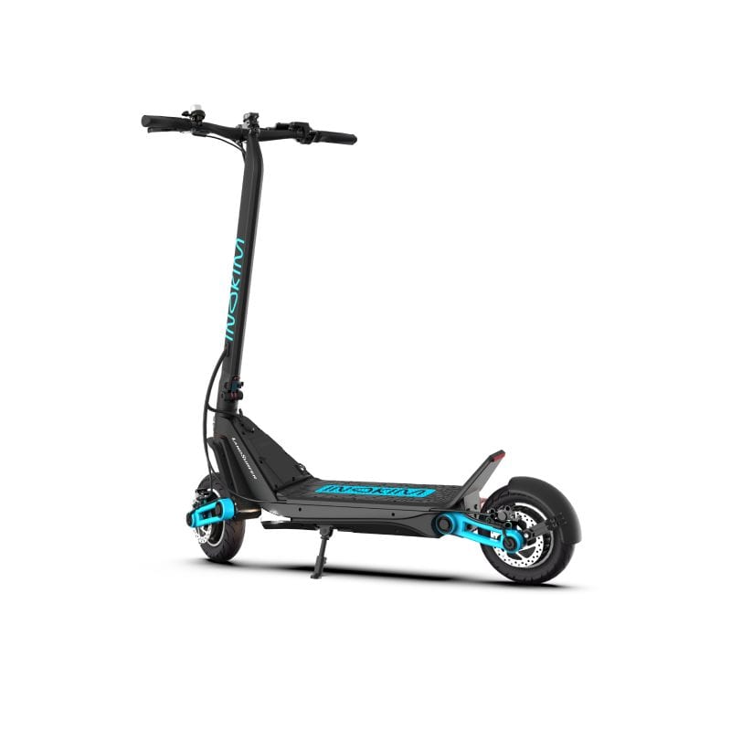 inokim oxo 2023 electric scooter blue back left
