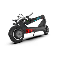 inokim oxo 2023 electric scooter blue back right folded
