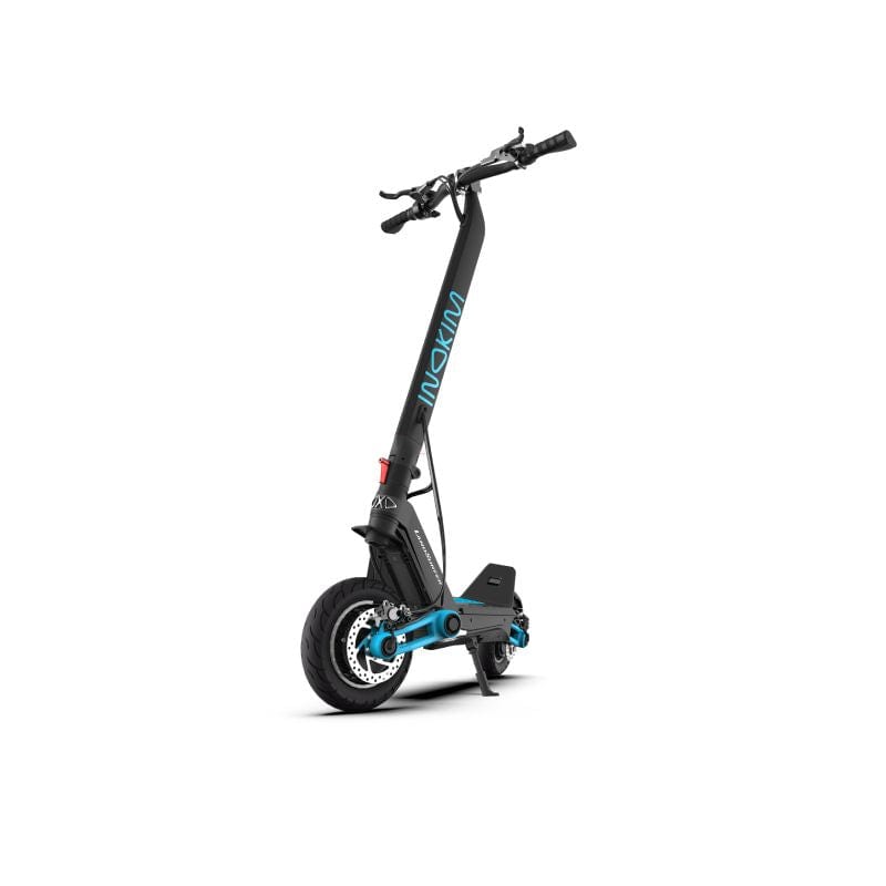 inokim oxo 2023 electric scooter blue front left