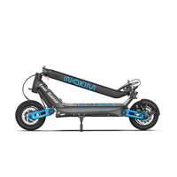 inokim oxo 2023 electric scooter blue side folded