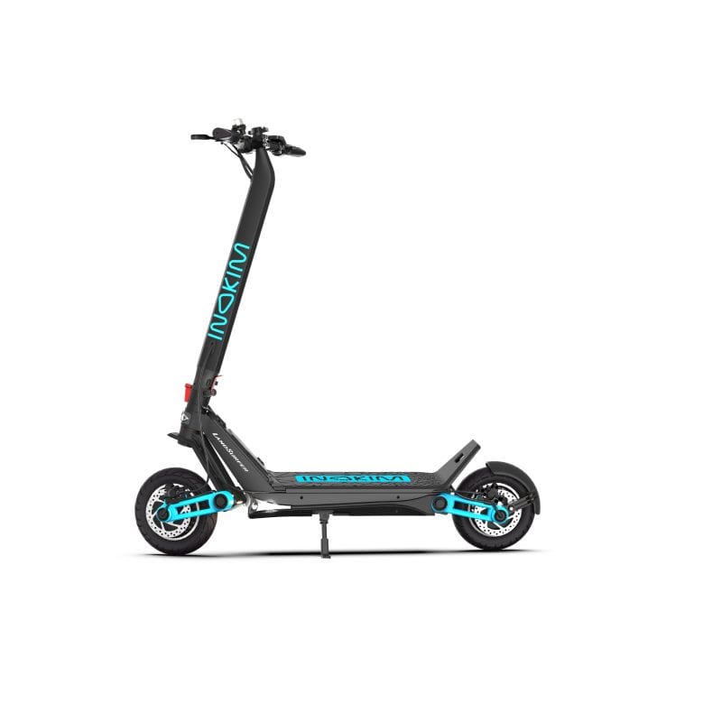 inokim oxo 2023 electric scooter blue side left