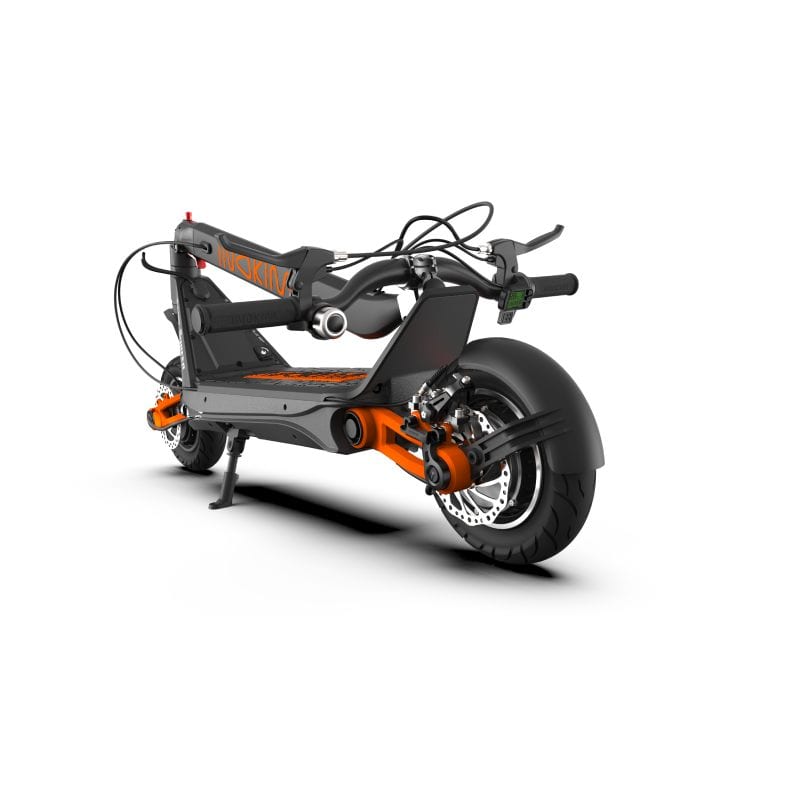 inokim oxo 2023 electric scooter orange back folded left