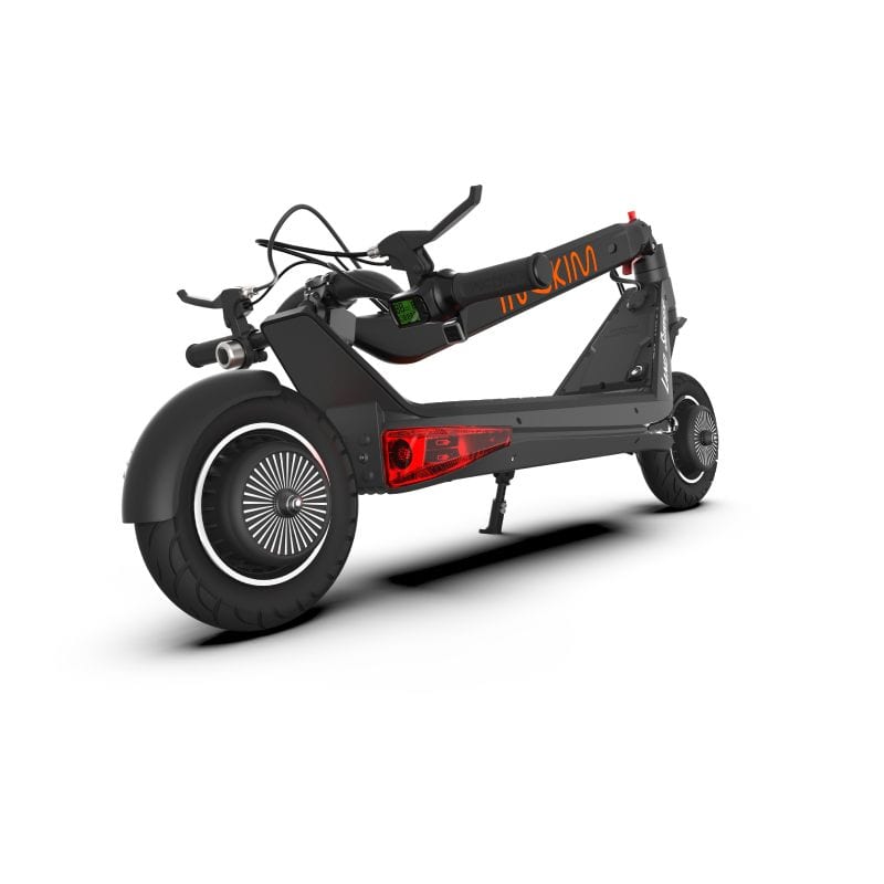 inokim oxo 2023 electric scooter orange back folded right