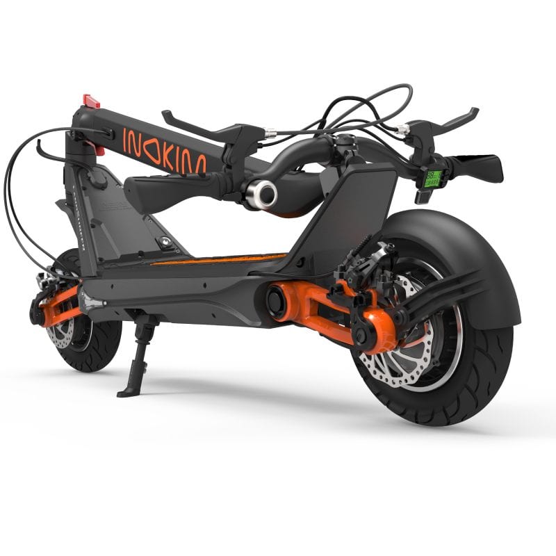 inokim oxo 2023 electric scooter orange back folded